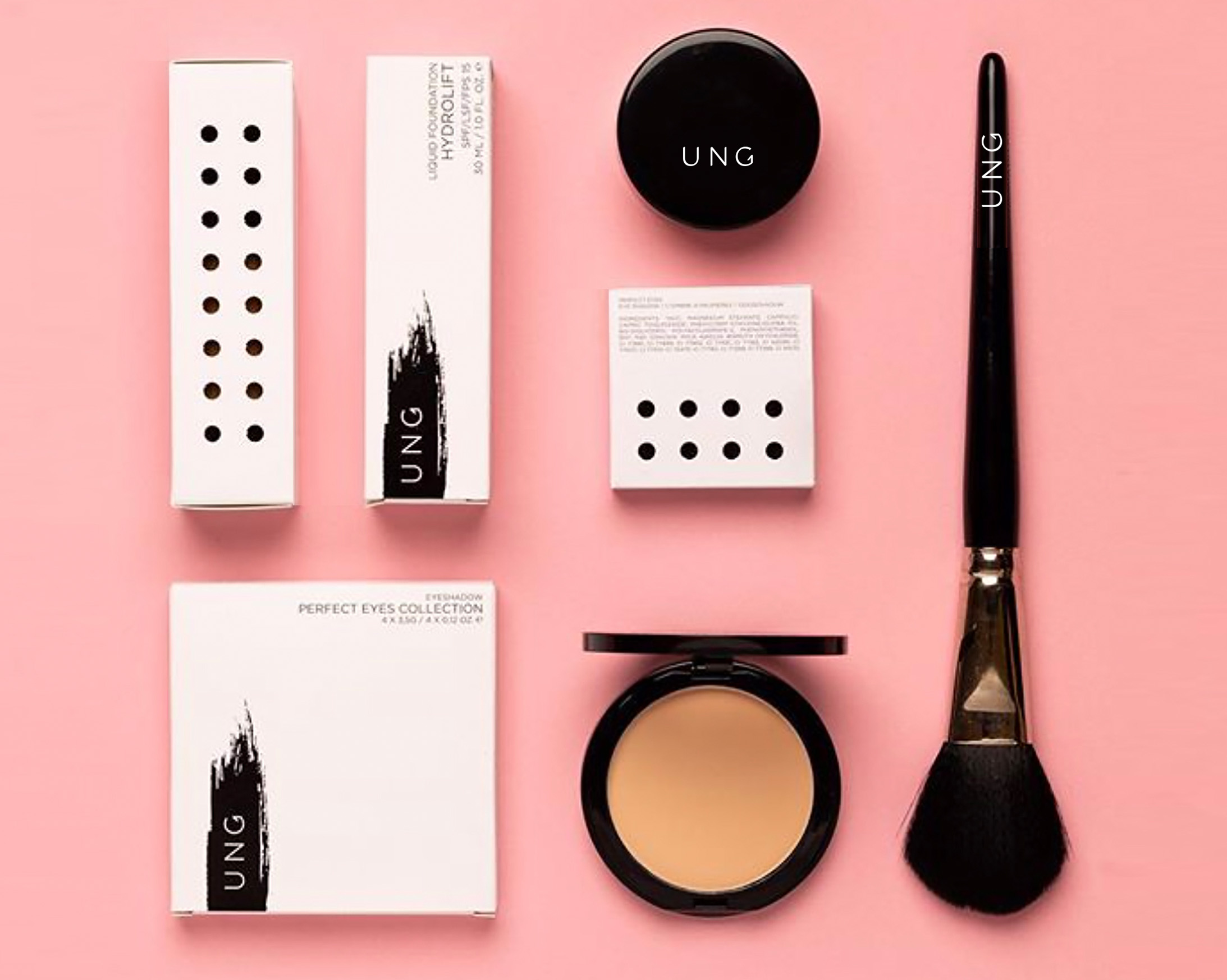 client; ung cosmeticsproject; brand development new make up brand: interior/brandconcept, naming, design & art direction